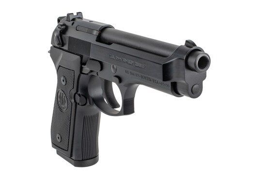 The Beretta M9 has a fixed barrel for increased accuracy